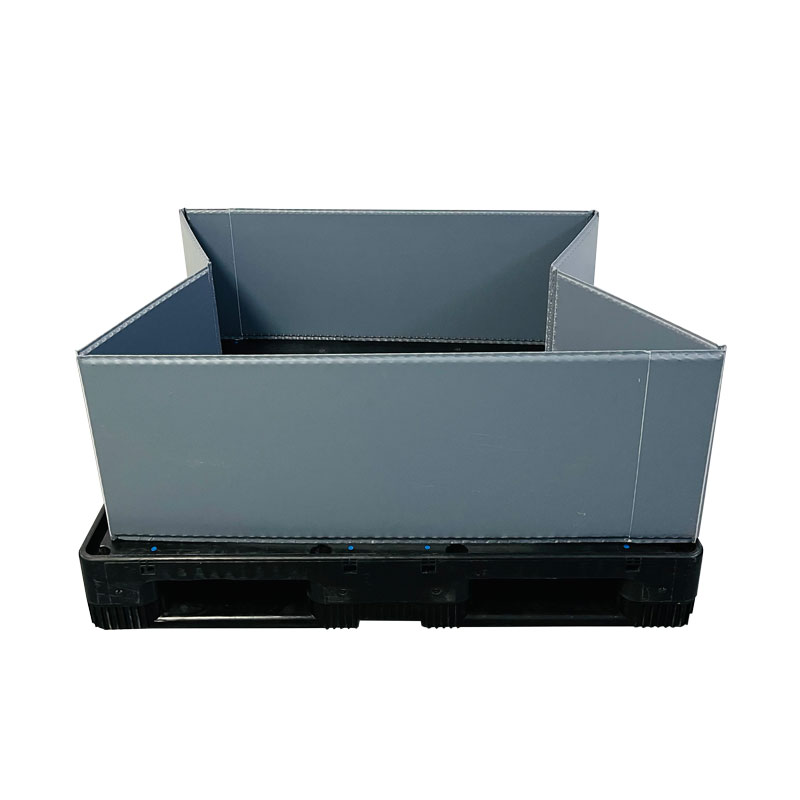 1210 Injection-Molded 3-Runner Plastic Sleeve Pack / Foldable Plastic Sleeve Container