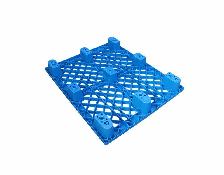 1008 Vented Deck Nestable 9-Leg Plastic Pallet