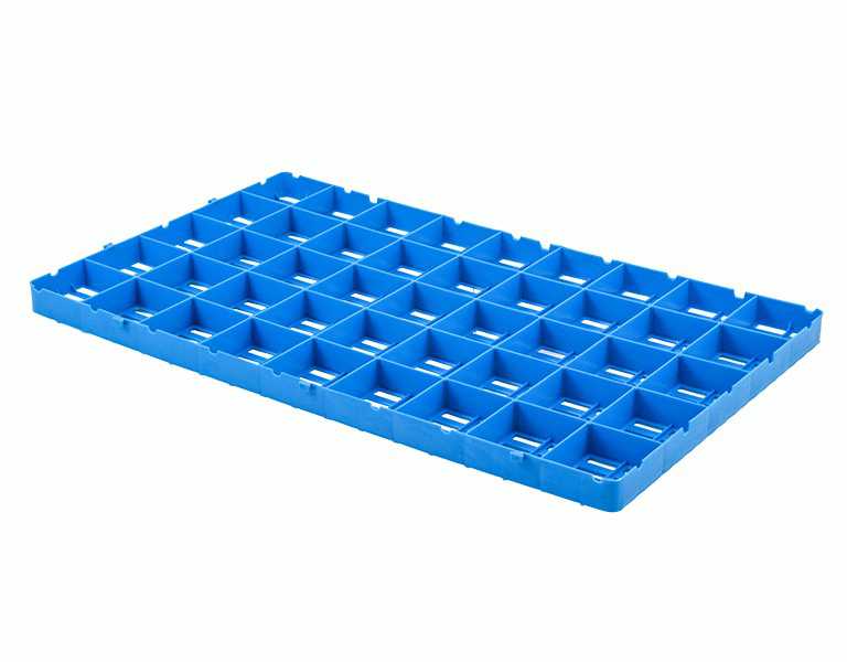 1000 x 600 mm Interlocking Vented Plastic Floor Mat (Moisture-Proof Slat)