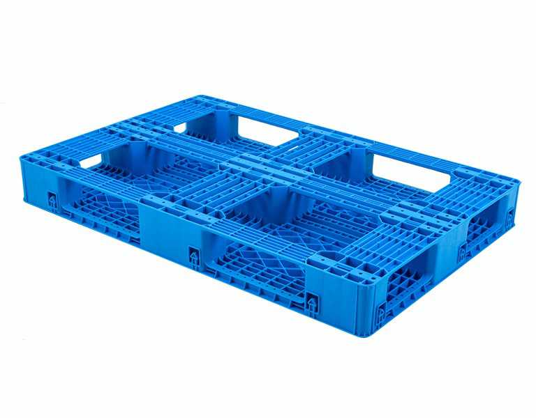 EU1208 Heat-Resistant Vented Full Perimeter Plastic Pallet