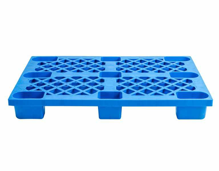 1208 Vented Deck 9-Leg Anti-Slip Plastic Pallet