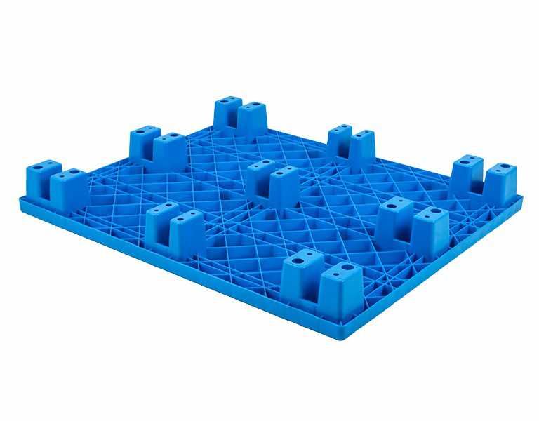 1210 Vented Deck Heavy-Duty 9-Leg Plastic Pallet